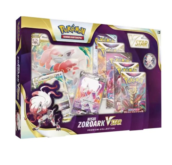 Pokemon, Hisui Zoroark V-Star Premium Kollektion, Deutsch