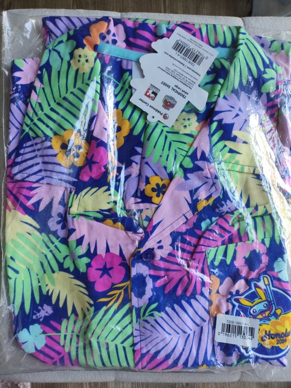 Pokemon, Pikachu Hemd/ Tropical Shirt, Größe L, World Championship 2024 Hawaii