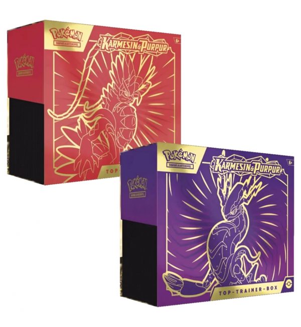 Pokemon, Karmesin und Purpur Top Trainer Box, Deutsch