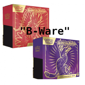 Pokemon, "B-Ware" Karmesin und Purpur Top Trainer Box, Deutsch