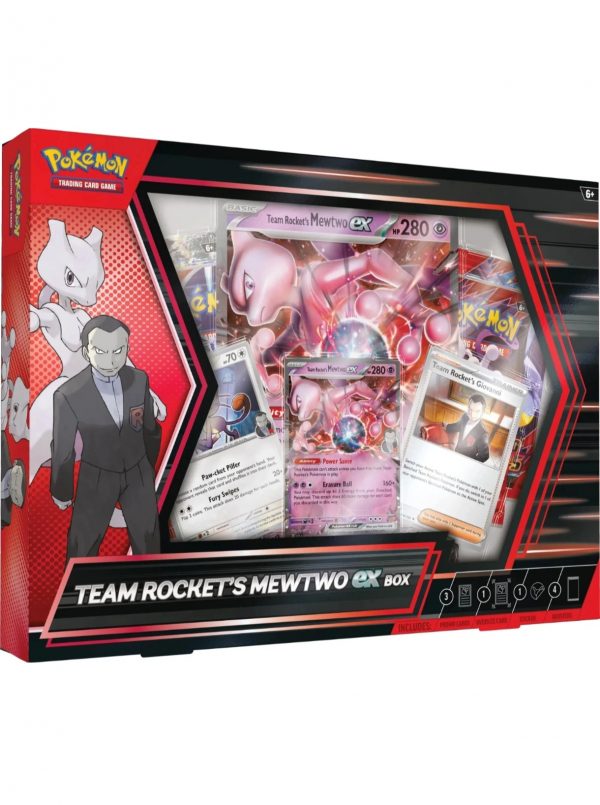 Pokemon Team Rocket's Mewtwo ex Box, Englisch