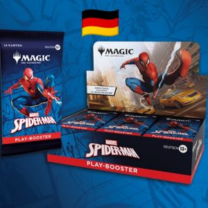 Magic The Gathering Marvel's Spider-Man Play-Booster Display, Deutsch