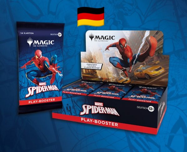 Magic The Gathering Marvel's Spider-Man Play-Booster Display, Deutsch