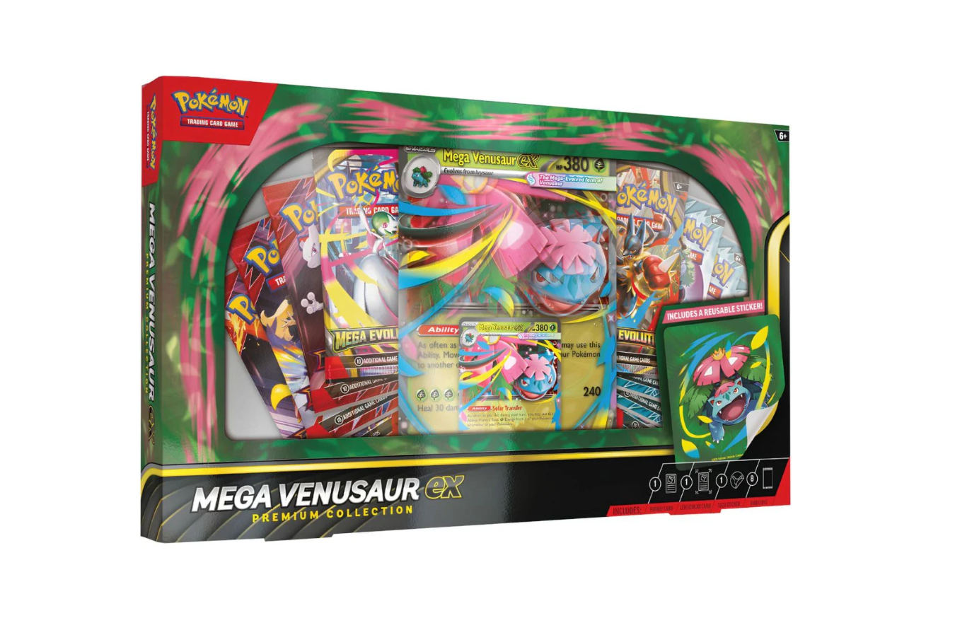Pokemon, Mega Venusaur ex Premium Collection, Englisch