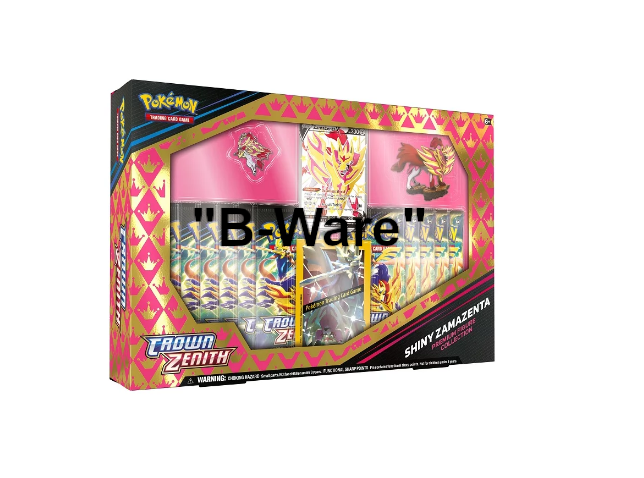 Pokemon, "B-Ware" Crown Zenith Shiny Zamazenta Premium Figure Collection, Englisch